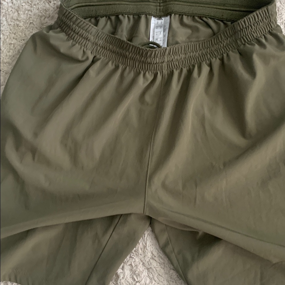 Adidas Khaki Green Sports Shorts